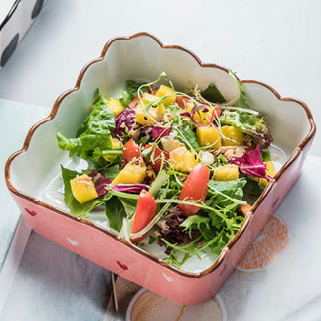 Safari Bowls Fiesta 500 ml - Bowl,ceramic bowl, snack bowls, curry bowl, popcorn bowls | Bowls for dining table & home decor