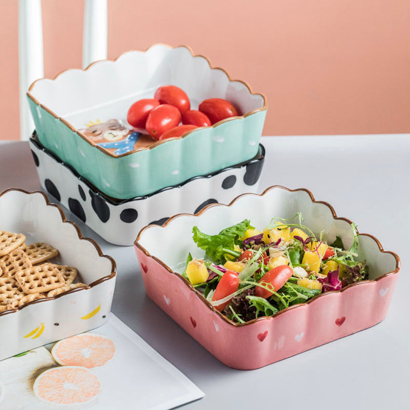 Safari Bowls Fiesta 500 ml - Bowl,ceramic bowl, snack bowls, curry bowl, popcorn bowls | Bowls for dining table & home decor