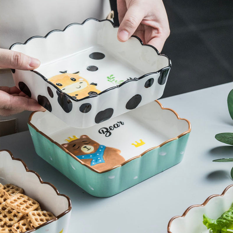 Safari Bowls Fiesta 500 ml - Bowl,ceramic bowl, snack bowls, curry bowl, popcorn bowls | Bowls for dining table & home decor