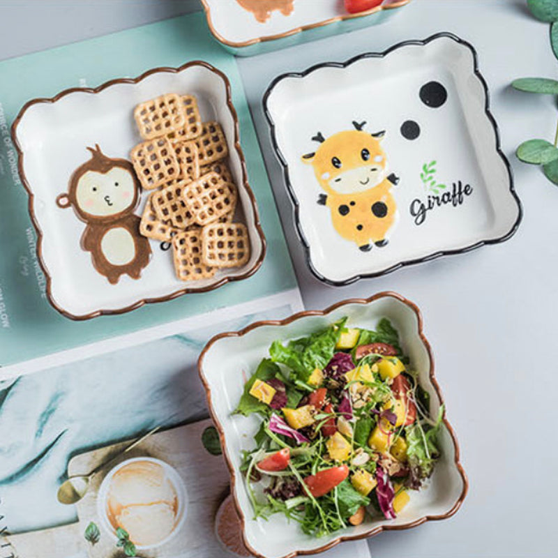 Safari Bowls Fiesta 500 ml - Bowl,ceramic bowl, snack bowls, curry bowl, popcorn bowls | Bowls for dining table & home decor