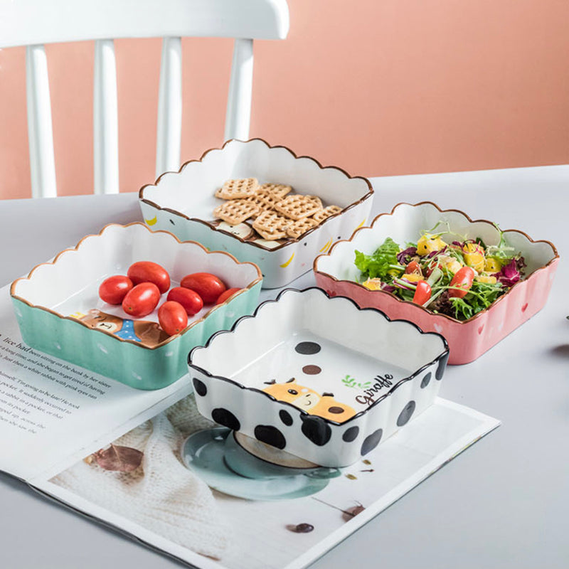 Safari Bowls Fiesta 500 ml - Bowl,ceramic bowl, snack bowls, curry bowl, popcorn bowls | Bowls for dining table & home decor