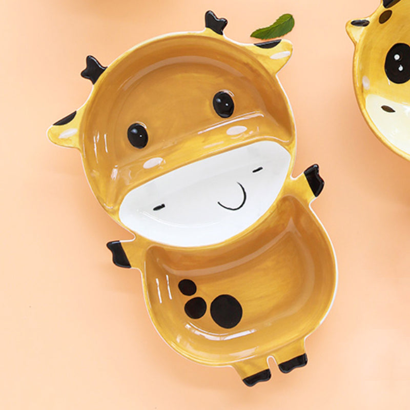 Safari Plates Fiesta - Serving plate, snack plate, momo plate, plate with compartment | Plates for dining table & home decor