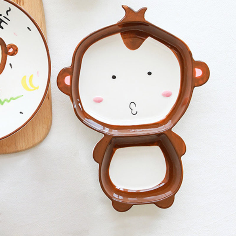 Safari Plates Fiesta - Serving plate, snack plate, momo plate, plate with compartment | Plates for dining table & home decor