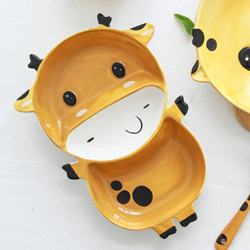 Safari Plates Fiesta - Serving plate, snack plate, momo plate, plate with compartment | Plates for dining table & home decor