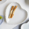 Scalloped Plate Heart - Serving plate, snack plate, dessert plate | Plates for dining & home decor