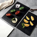 Black Serving Plate Texture Large - Ceramic platter, serving platter, fruit platter | Plates for dining table & home decor