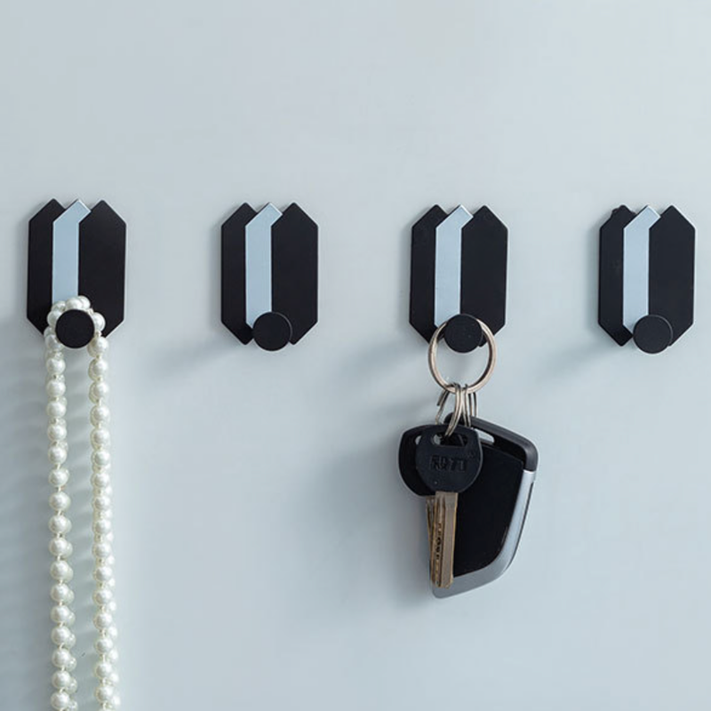 Geometric Black and White Hook - Wall hook/wall hanger for wall decoration & wall design | Home & room decoration ideas