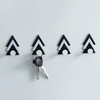 Geometric Black and White Hook - Wall hook/wall hanger for wall decoration & wall design | Home & room decoration ideas