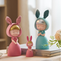 Mini Bunny Doll Showpiece - Showpiece | Home decor item | Room decoration item