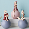 Sitting Girl Decor - Showpiece | Home decor item | Room decoration item