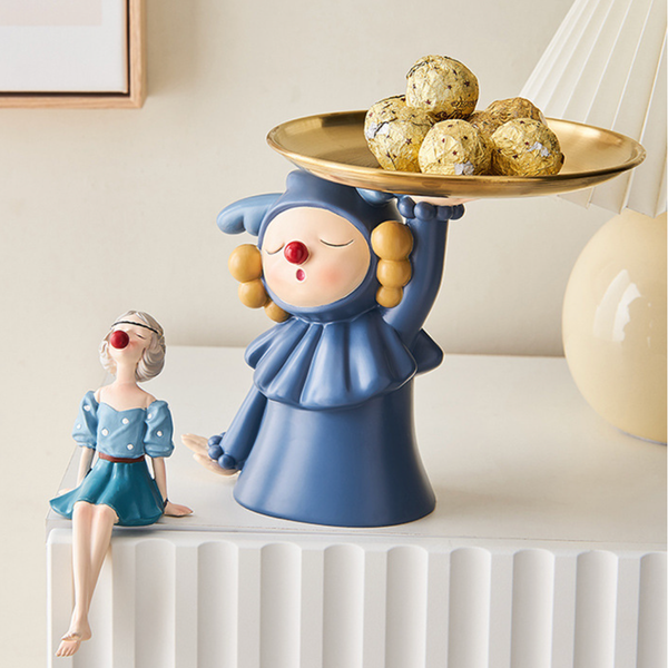 Blue Elf Platter - Showpiece | Home decor item | Room decoration item