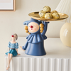 Blue Elf Platter - Showpiece | Home decor item | Room decoration item