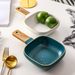 CARA bowl with wooden handle - midnight green - Serving bowls, noodle bowl, snack bowls, curry bowl | Bowls for dining & home decor