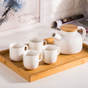 MAGNIFIQUE waves teapot and teacups set - Tea cup set, tea set, teapot set | Tea set for Dining Table & Home Decor
