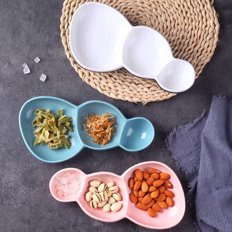 Sectioned Dish - Bowls, serving bowls, snack serving bowls, section bowls, fancy serving bowls, small serving bowls | Bowls for dining table & home decor