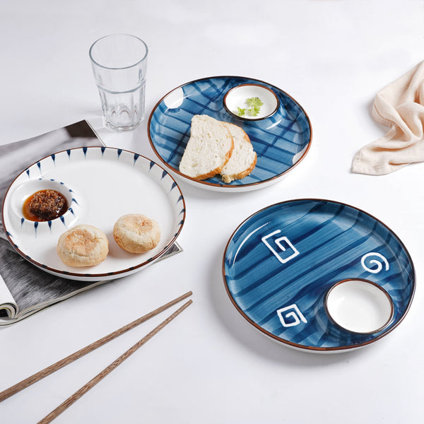 Sectioned Plate Nitori - Serving plate, snack plate, momo plate, plate with compartment | Plates for dining table & home decor