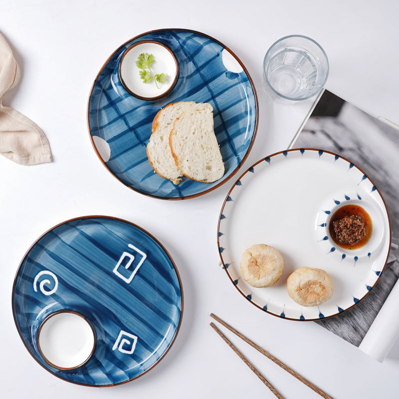 Sectioned Plate Nitori - Serving plate, snack plate, momo plate, plate with compartment | Plates for dining table & home decor