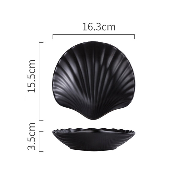 Shell Plate - Serving plate, snack plate, dessert plate | Plates for dining & home decor