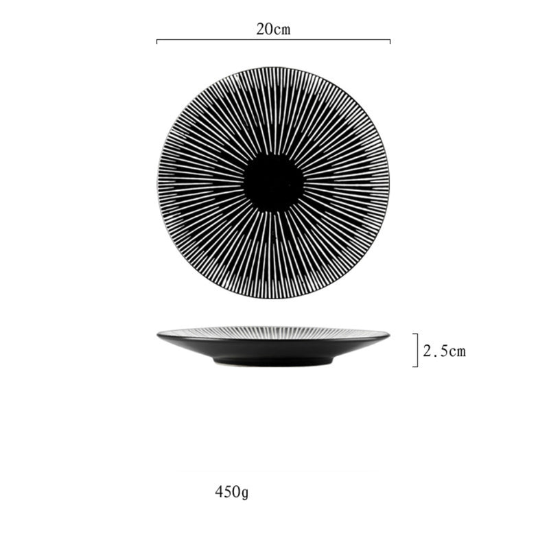 Siena Dinner Plate - Serving plate, rice plate, ceramic dinner plates| Plates for dining table & home decor