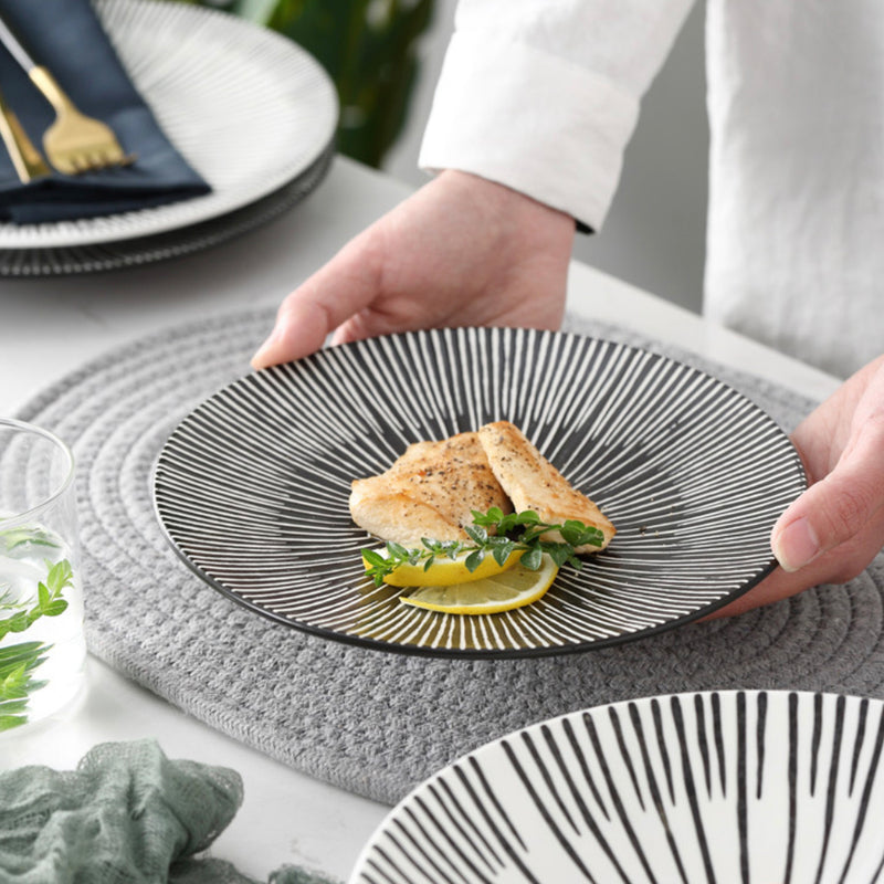 Siena Dinner Plate - Serving plate, rice plate, ceramic dinner plates| Plates for dining table & home decor