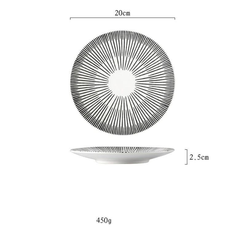 Siena Dinner Plate - Serving plate, rice plate, ceramic dinner plates| Plates for dining table & home decor