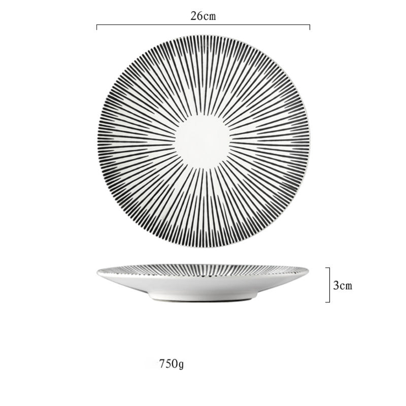 Siena Dinner Plate - Serving plate, rice plate, ceramic dinner plates| Plates for dining table & home decor