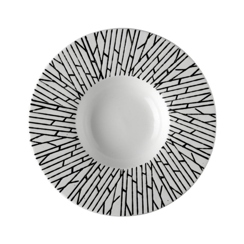Siena Pasta Bowl - Serving plate, pasta plate, lunch plate, deep plate | Plates for dining table & home decor