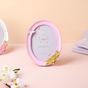 Rosette Pastel Pink Photo Frame - Picture frames and photo frames online | Home decor online