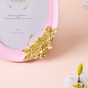 Rosette Pastel Pink Photo Frame - Picture frames and photo frames online | Home decor online