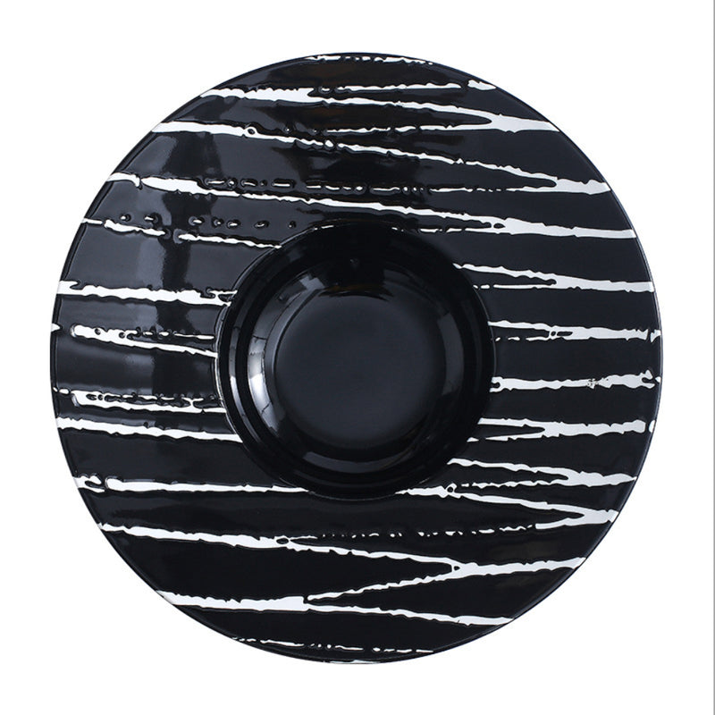 Sleek Pasta Bowl - Serving plate, pasta plate, lunch plate, deep plate | Plates for dining table & home decor