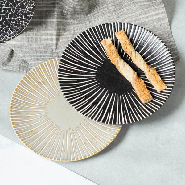 Sleek Snack Plate - Serving plate, snack plate, dessert plate | Plates for dining & home decor