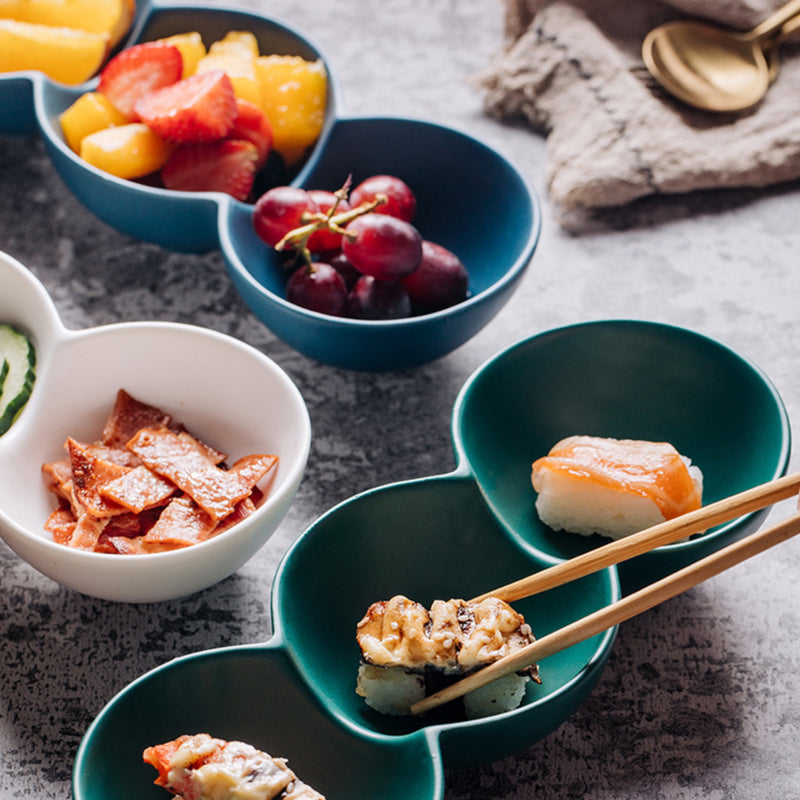 Snack Dish - Bowls, snack serving bowls, section bowls, fancy serving bowls, small serving bowls | Bowls for dining table & home decor
