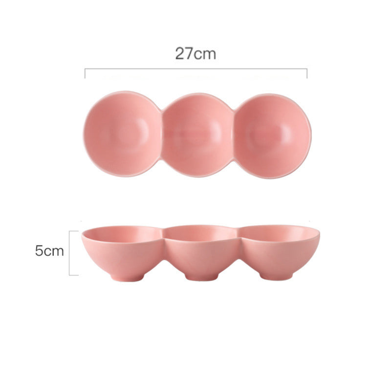 Snack Dish - Bowls, snack serving bowls, section bowls, fancy serving bowls, small serving bowls | Bowls for dining table & home decor