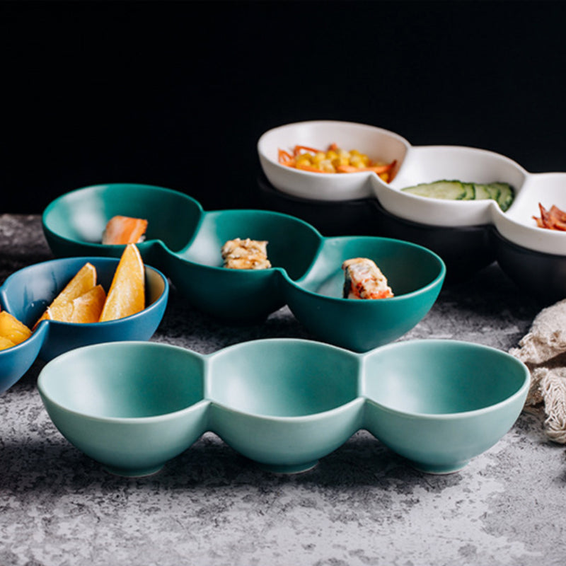 Snack Dish - Bowls, snack serving bowls, section bowls, fancy serving bowls, small serving bowls | Bowls for dining table & home decor
