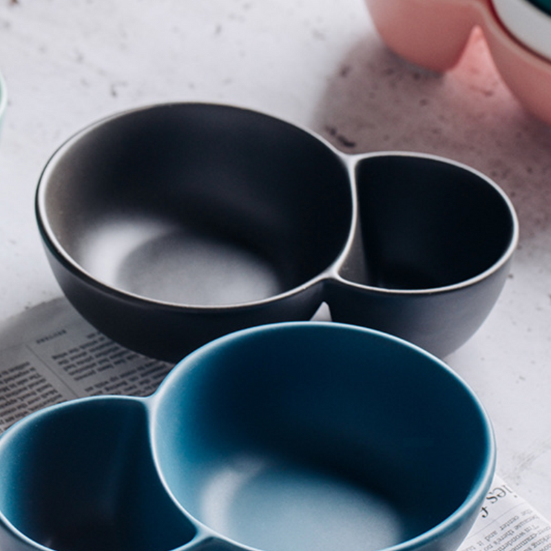 Snacks Bowl Black - Bowls, snack serving bowls, section bowls, fancy serving bowls, small serving bowls | Bowls for dining table & home decor