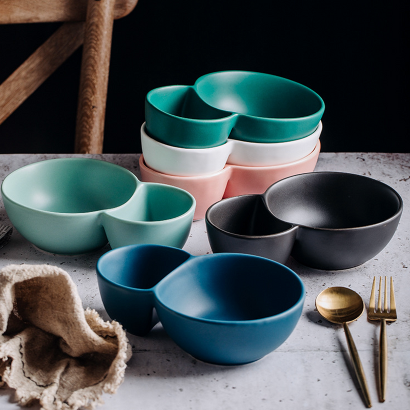 Snacks Bowl Black - Bowls, snack serving bowls, section bowls, fancy serving bowls, small serving bowls | Bowls for dining table & home decor