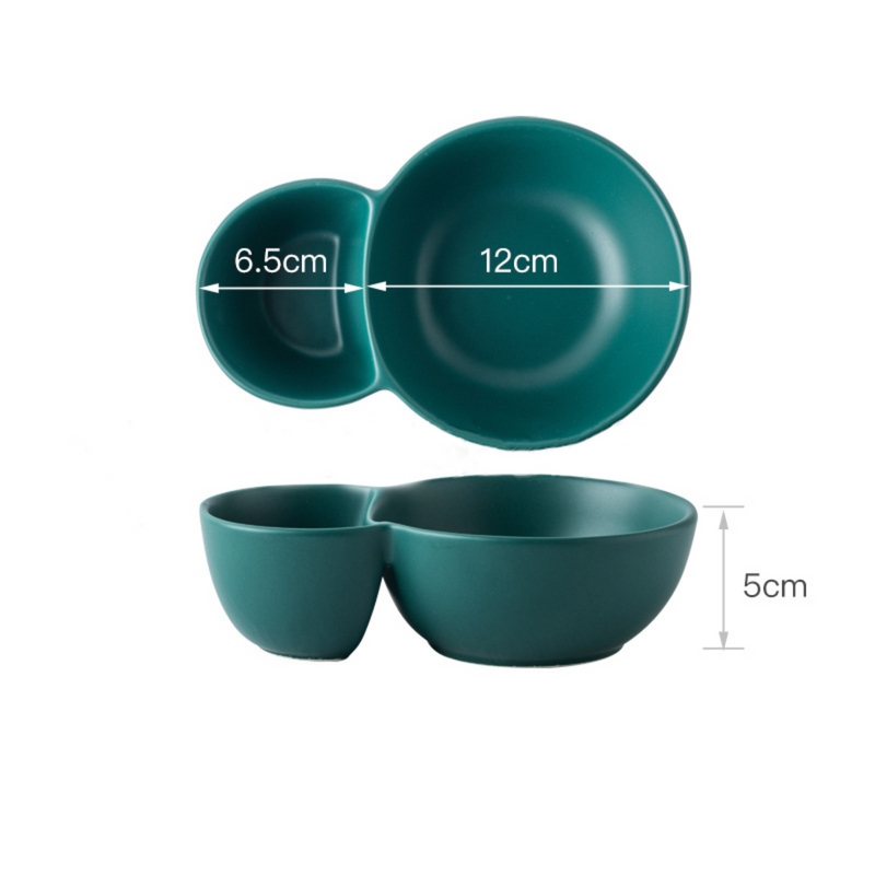Snacks Bowl Green - Bowls, snack serving bowls, section bowls, fancy serving bowls, small serving bowls | Bowls for dining table & home decor