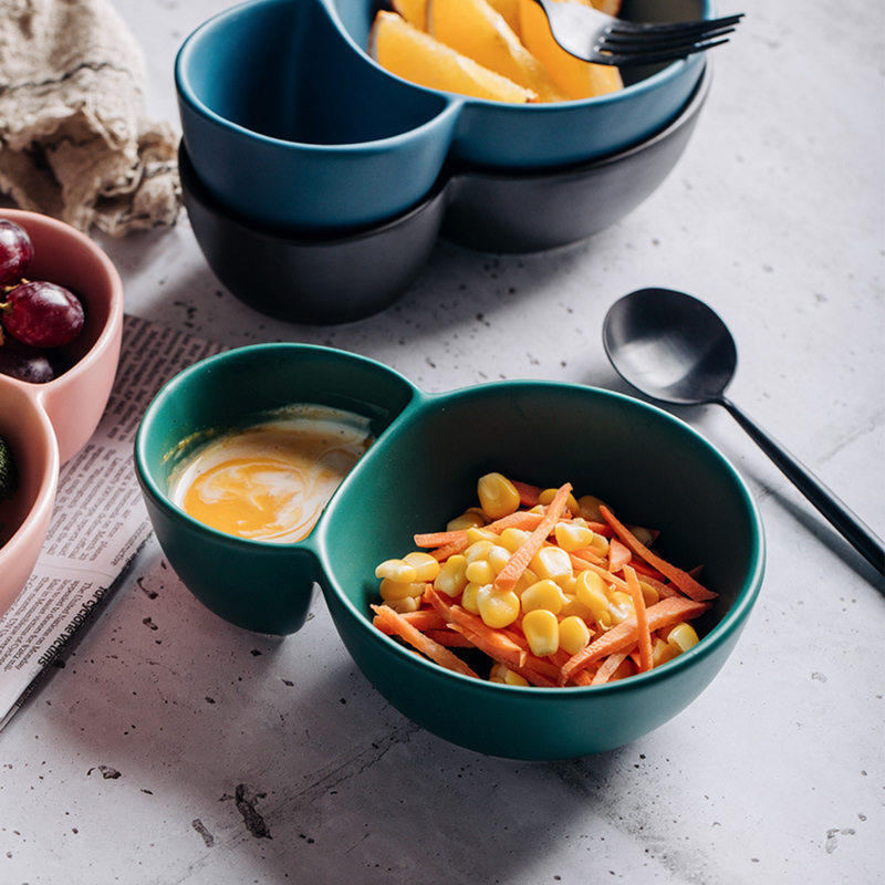Snacks Bowl Green - Bowls, snack serving bowls, section bowls, fancy serving bowls, small serving bowls | Bowls for dining table & home decor