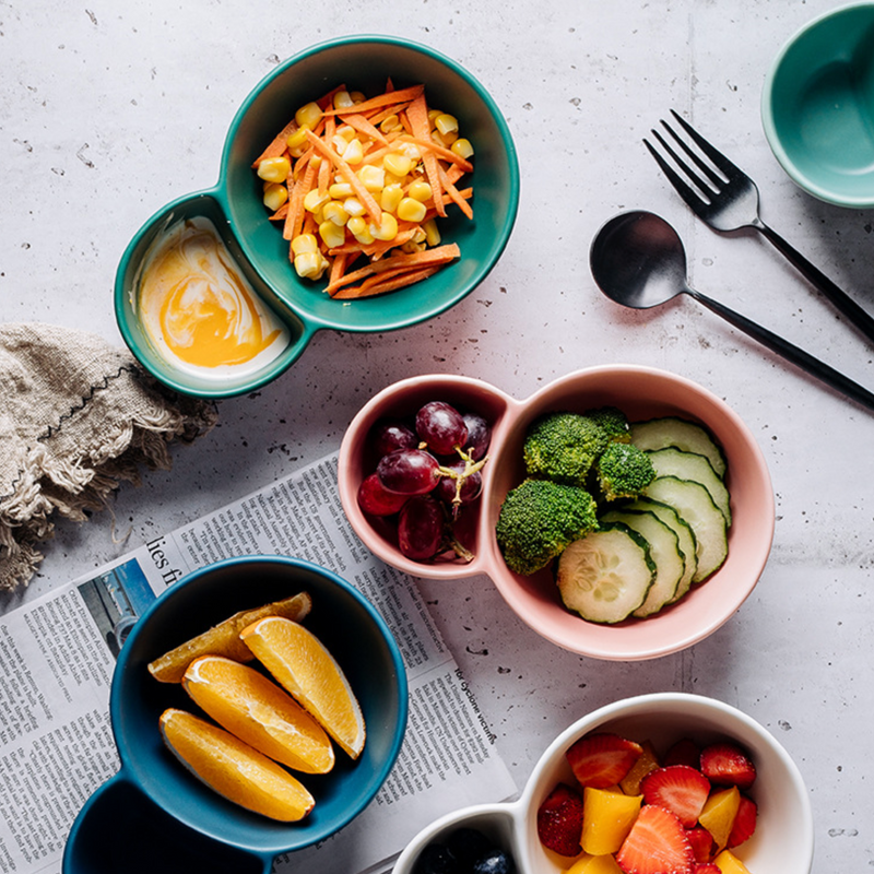 Snacks Bowl Green - Bowls, snack serving bowls, section bowls, fancy serving bowls, small serving bowls | Bowls for dining table & home decor