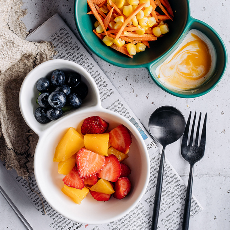 Snacks Bowl White - Bowls, snack serving bowls, section bowls, fancy serving bowls, small serving bowls | Bowls for dining table & home decor