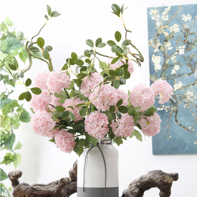 Snowball flower - Artificial flower | Flower for vase | Home decor item | Room decoration item