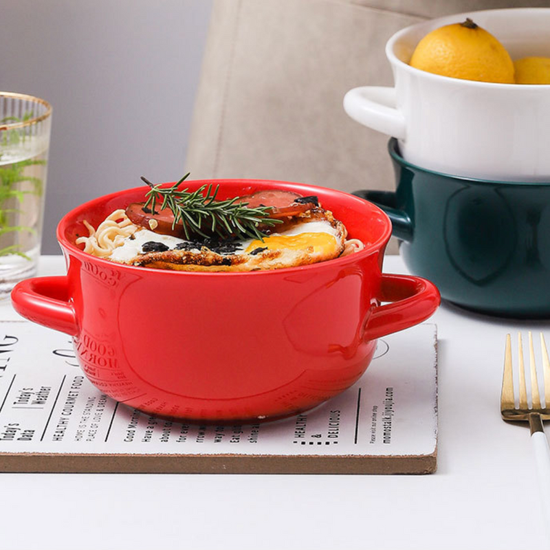 Soup Dish - Bowl, soup bowl, ceramic bowl, snack bowls, curry bowl, popcorn bowls | Bowls for dining table & home decor