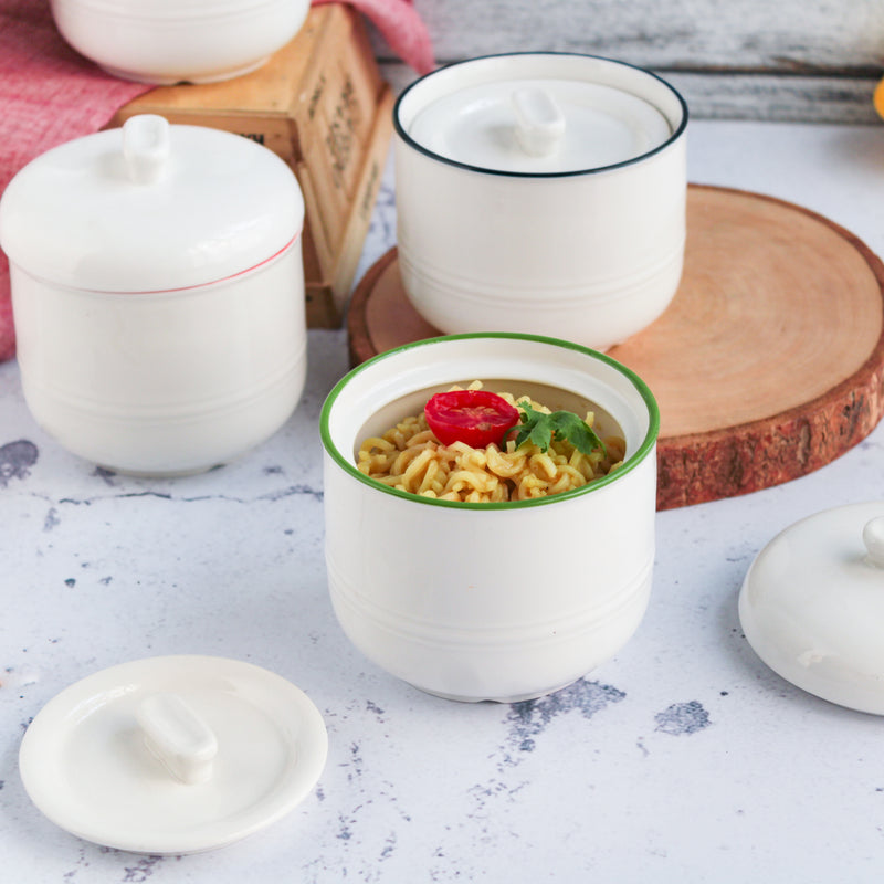 Soup Pot - Bowl, soup bowl, ceramic bowl, snack bowls, curry bowl, popcorn bowls | Bowls for dining table & home decor