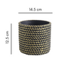 Ceramic Rope Planter Pot - Indoor planters and flower pots | Home decor items