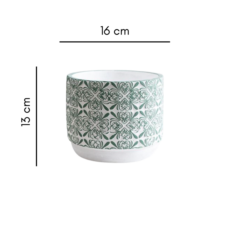 Lush Green Pot Small - Plant pot and plant stands | Room decor items