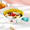 Spring Bowl with Handle - Ceramic bowl, salad bowls, snack bowls, bowl with handle, oven bowl | Bowls for dining table & home decor