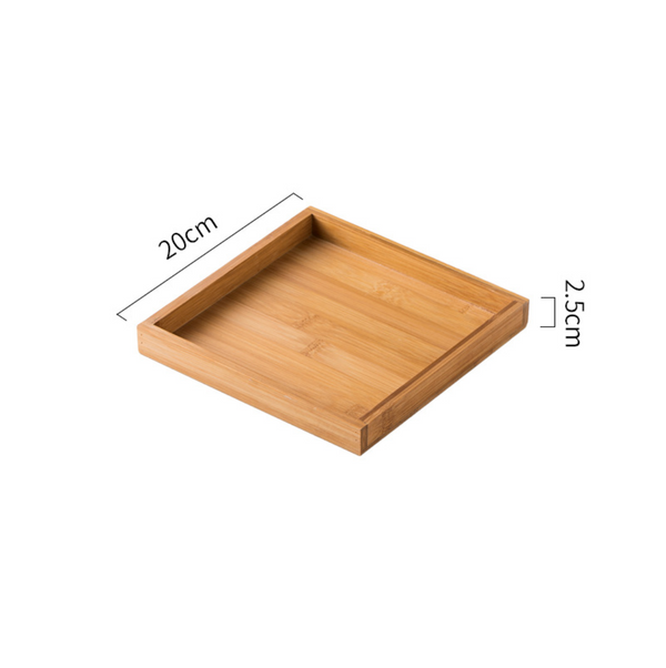 Square Bowls and Wooden Trays