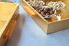 Square Lacquer Tray with MOP Handle- Gold(Set Of 2)