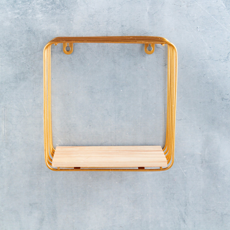 Square Metal Shelf - Wall shelf and floating shelf | Shop wall decoration & home decoration items