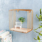 Square Metal Shelf - Wall shelf and floating shelf | Shop wall decoration & home decoration items